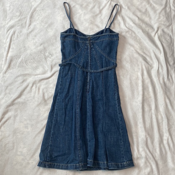 FCUK Denim Dress - size 4 - Picture 2 of 3